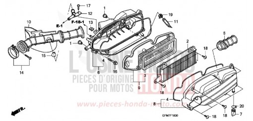 AIR CLEANER NHX110WHA de 2010